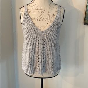 Love stitch knit tank M